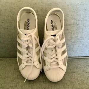 Adidas superstar transparent unisex